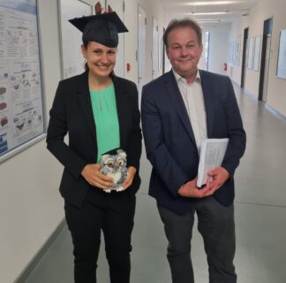 Towards entry "Successful Doctoral Thesis Defense of Carola Vorndran"